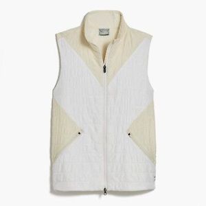 Jcrew x new balance white running vest, size L